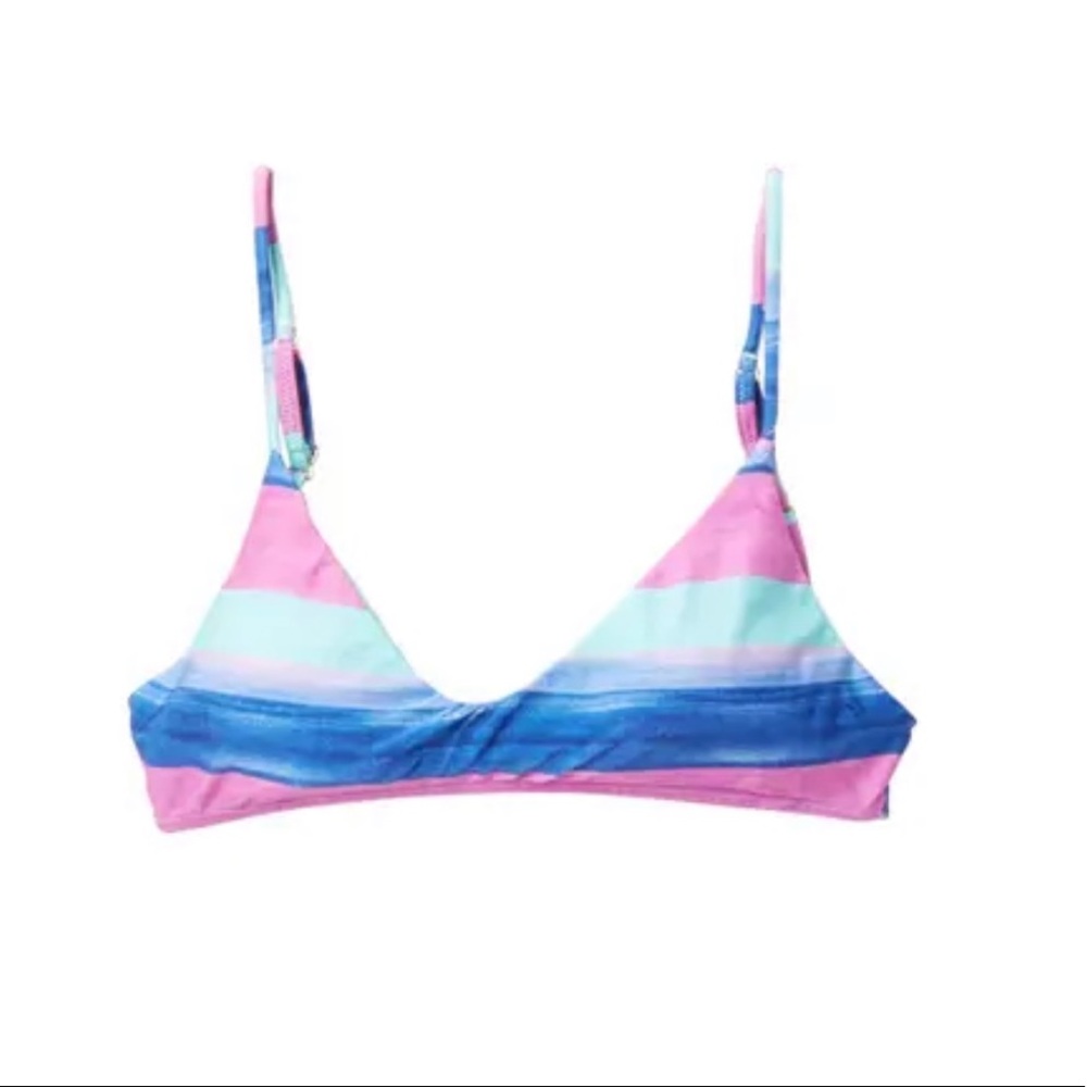 ViX Multi Mani Luli Striped Bikini Top Size Small
